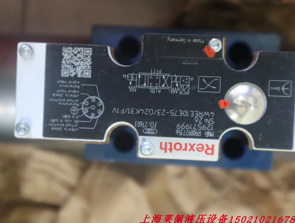 독일 렉스로스 REXROTH 비례 밸브 4WREE10E75-23 G24K31 F1V R900927356