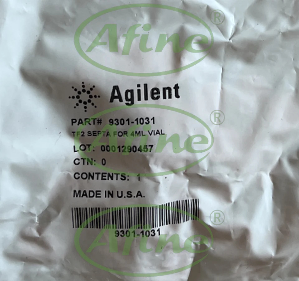 AFINE Agilent 9301-1031 셉타 PTFE 천연 고무 13-425 캡4mL 바이알 144/pk 1m L