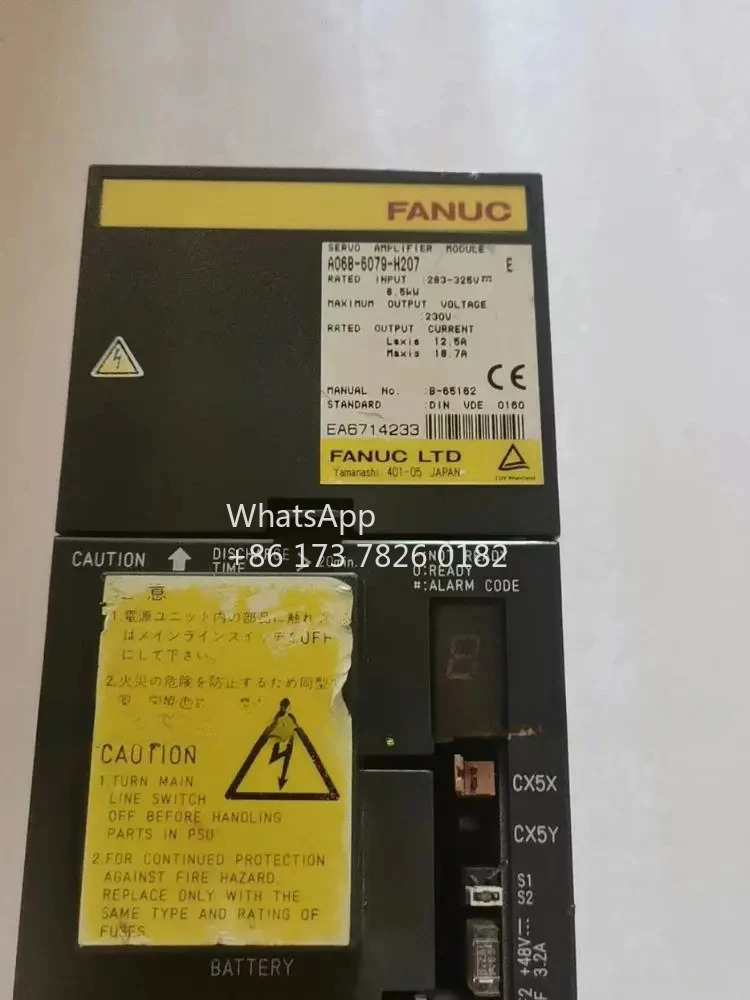 A06B-6079-H207 리퍼 드라이브 작동 기능 OK