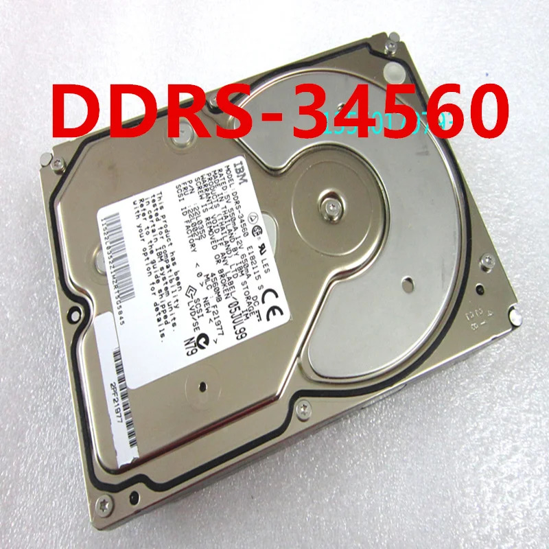 IBM 4.5GB 68 핀 SCSI 서버오리지널 하드 HDD DDRS-34560 3.5 인치 7200RPM 2MB