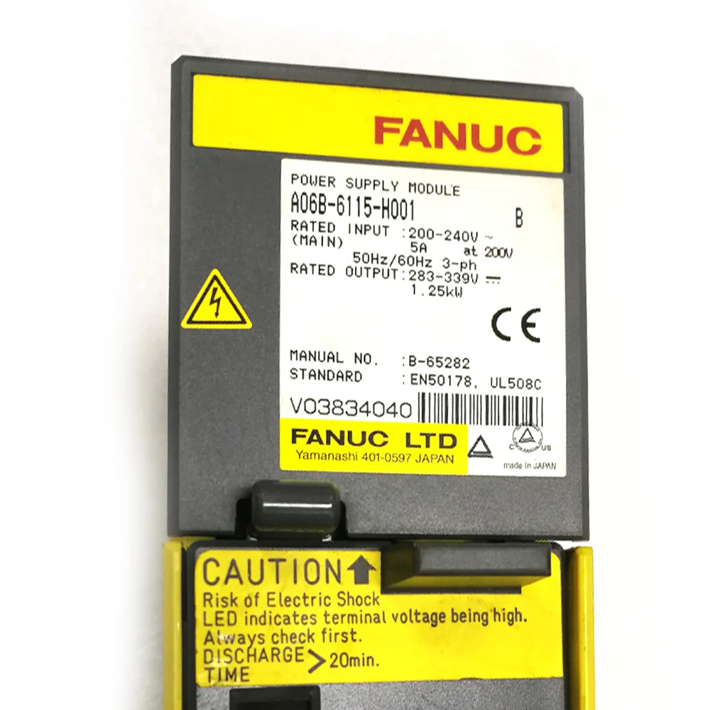 A06B-6115-H001 CNC 컨트롤러Fanuc 전원공급장치 모듈 리퍼 완료 A06B6115H001