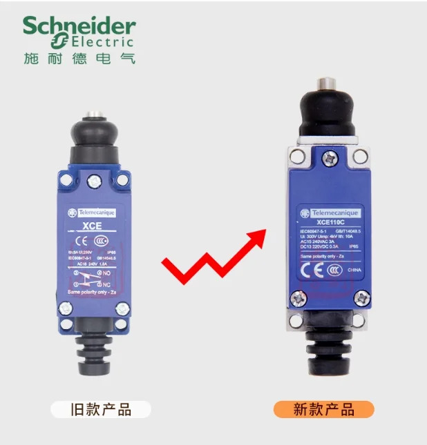 SCHNEIDER 리미트 트래블 스위치 XCE-110 직동식 작동 헤드 XCE110C