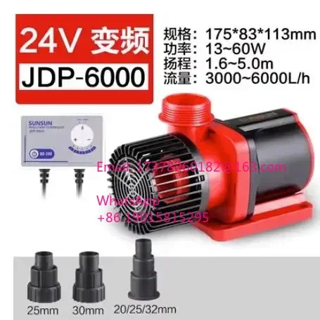 인버터 순환 워터 펌프 JDP-3500 6000 10000 18000 안전 DC 24V 조정 가능잠수정 펌핑 기계