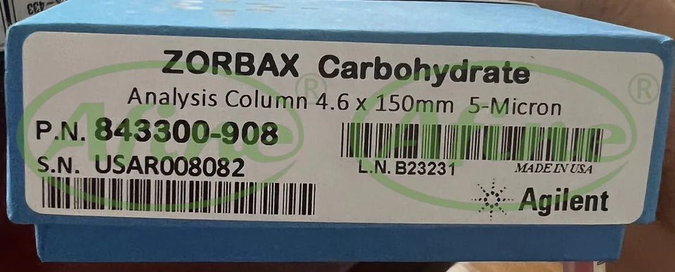 AFINE Agilent ZORBAX 843300-908 설탕 분석기 컬럼 4.6x150mm 5 m 70ohm