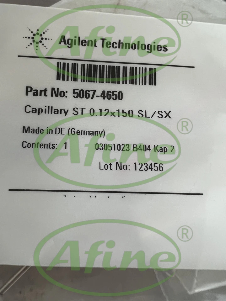 AFINE 애질런트 모세관 스테인리스 스틸 SL/SX ns/ps 5067-4687 0.12x280mm 5067-4650 0.12x150mm