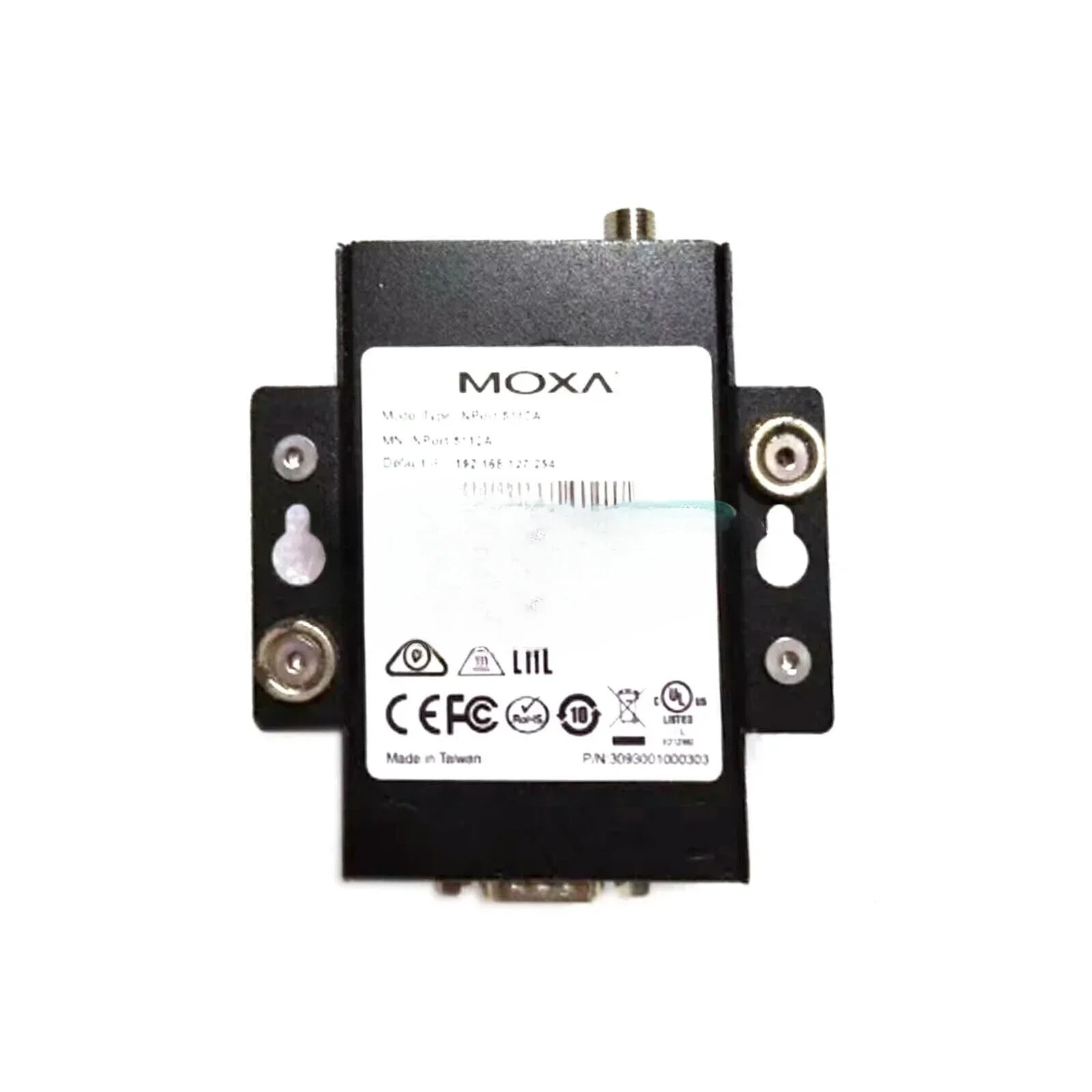 MOXA NPort 5110A 포트 장치 서버 10/100 이더넷 RS-232 DB9 수