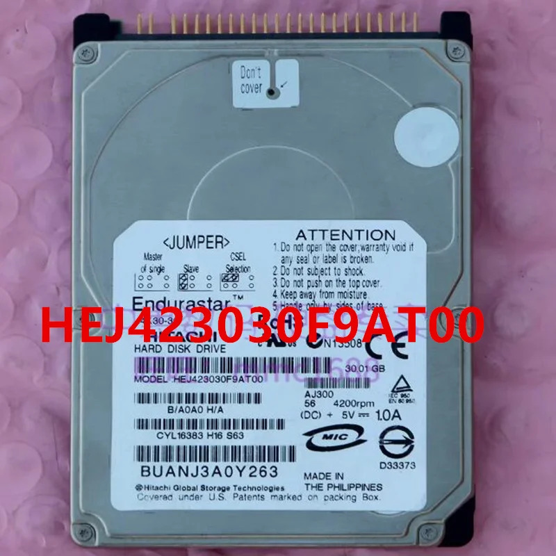 HITACHI오리지널 하드 HEJ423030F9AT00 노트북 HDD 30GB IDE 2.5 인치 5400RPM 2MB