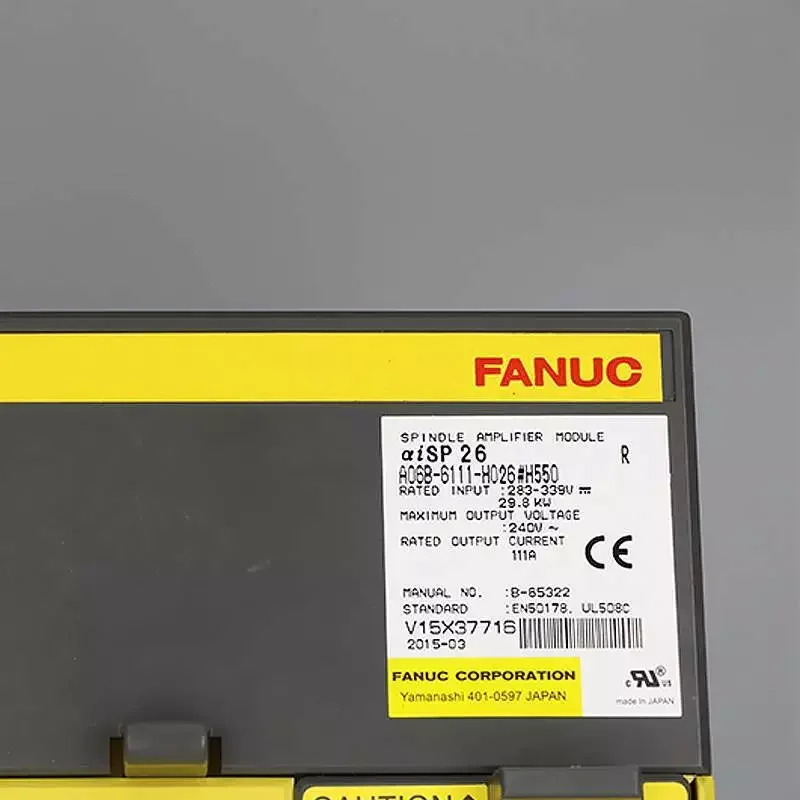 A06B-6111-H026 H550 Fanuc 서보 드라이브 증폭기 12개월 A06B 6111 H026