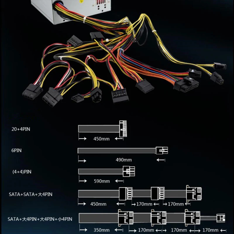 헌트키 I5 A8 A6 HD7770 X650Ti X550Ti PSU 300W 전원공급장치 HK400-53FP HK400-16FP 신