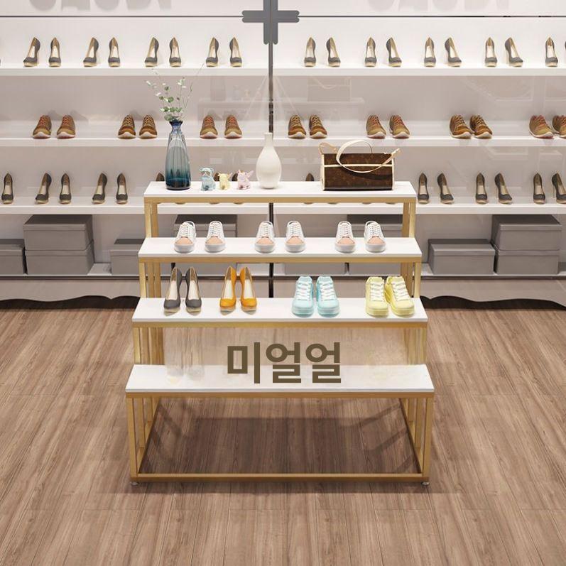 디스플레이 진열장 받침대 제품진열대 선반 상품전시대 업소용 계단식진열대 - 상세 이미지 4
