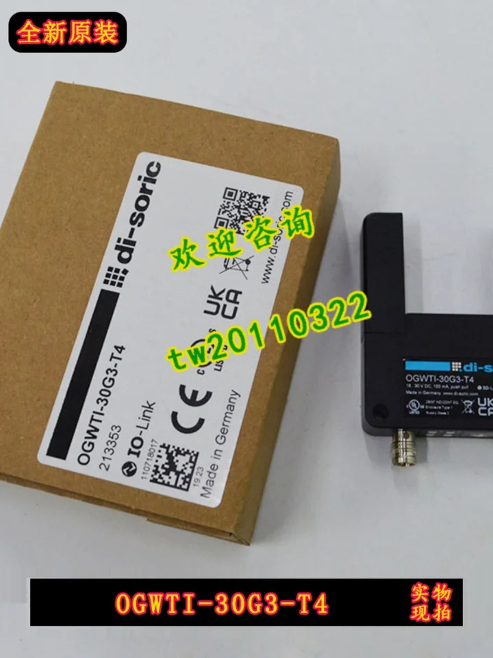 독일 Deshuo Rui Di-soric 센서 OGWTI-30G3-T4