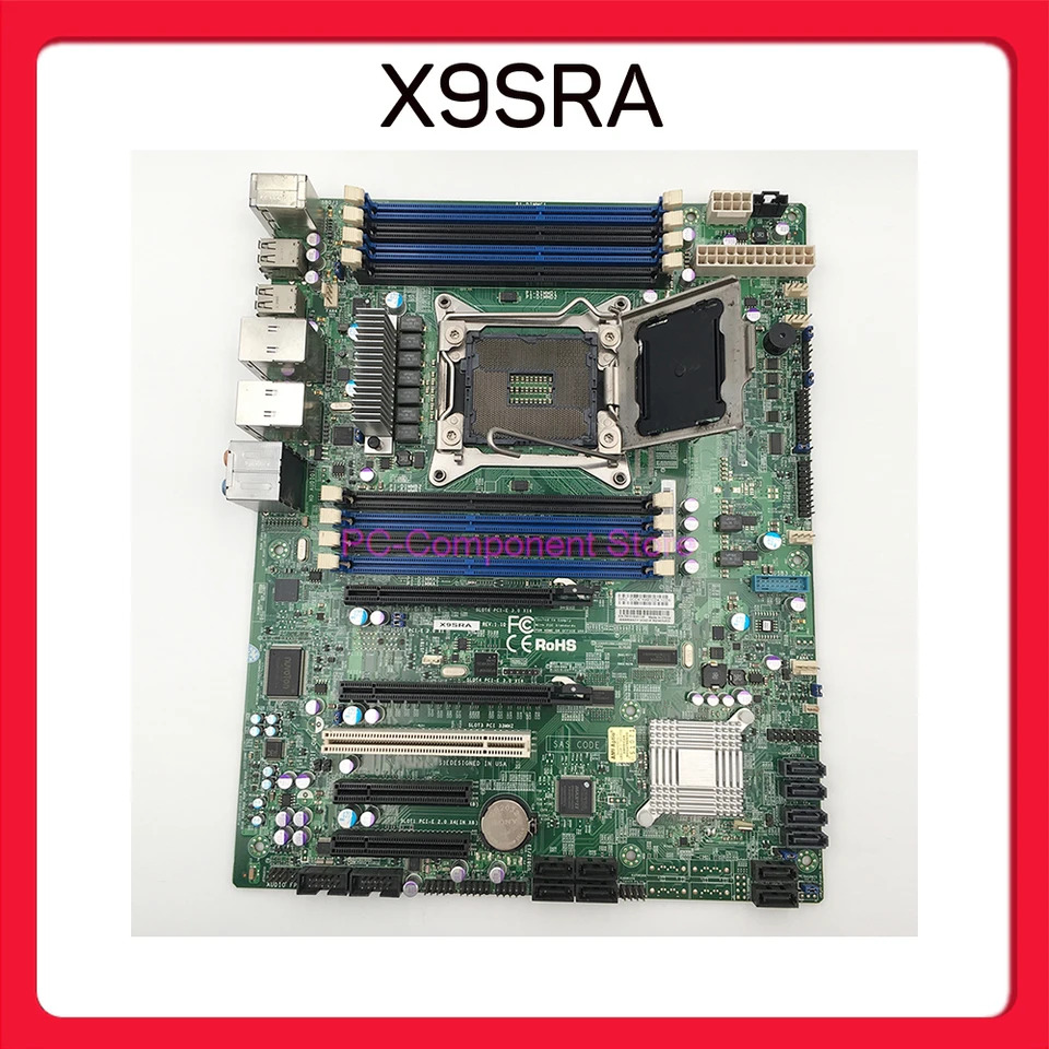 슈퍼마이크로 마더보드X9SRA LGA2011 E5-2600/1600 V1/V2 패밀리 2 세대 3 코어 i7 시리즈 ECC DDR3