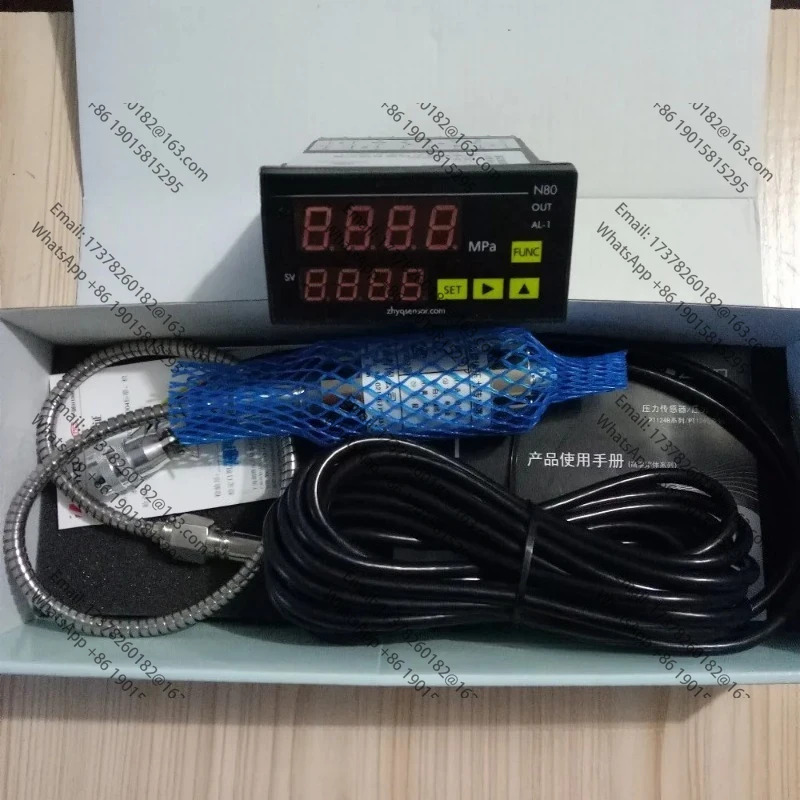 ZHYQ PT124G121 플라스틱 압출기용융 고온 압력센서 5 핀 표시기 N70/N80/N90 220VAC 출력 2 mV/V