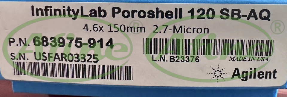 AFINE Agilent InfinityLab Poroshell 120 EC-C18 컬럼 699975-902693975-902823750-911820750-911820750-91