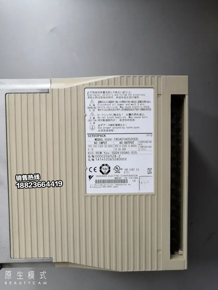 Yaskawa 서보 드라이브 SGDV-180A01A00200 SGDV-180A11A