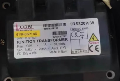 COFI 점화 고전압 패키지 변압기 TRE820P/4 TRE820PISO TRK2-30PVD TRS820P/39