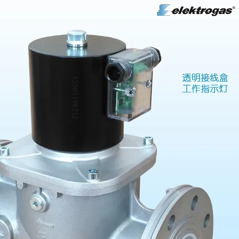 Electrogas 솔레노이드 밸브 VMR7-2 DN65 8-3 DN80 9-2 DN100 퀵 오픈 플랜지