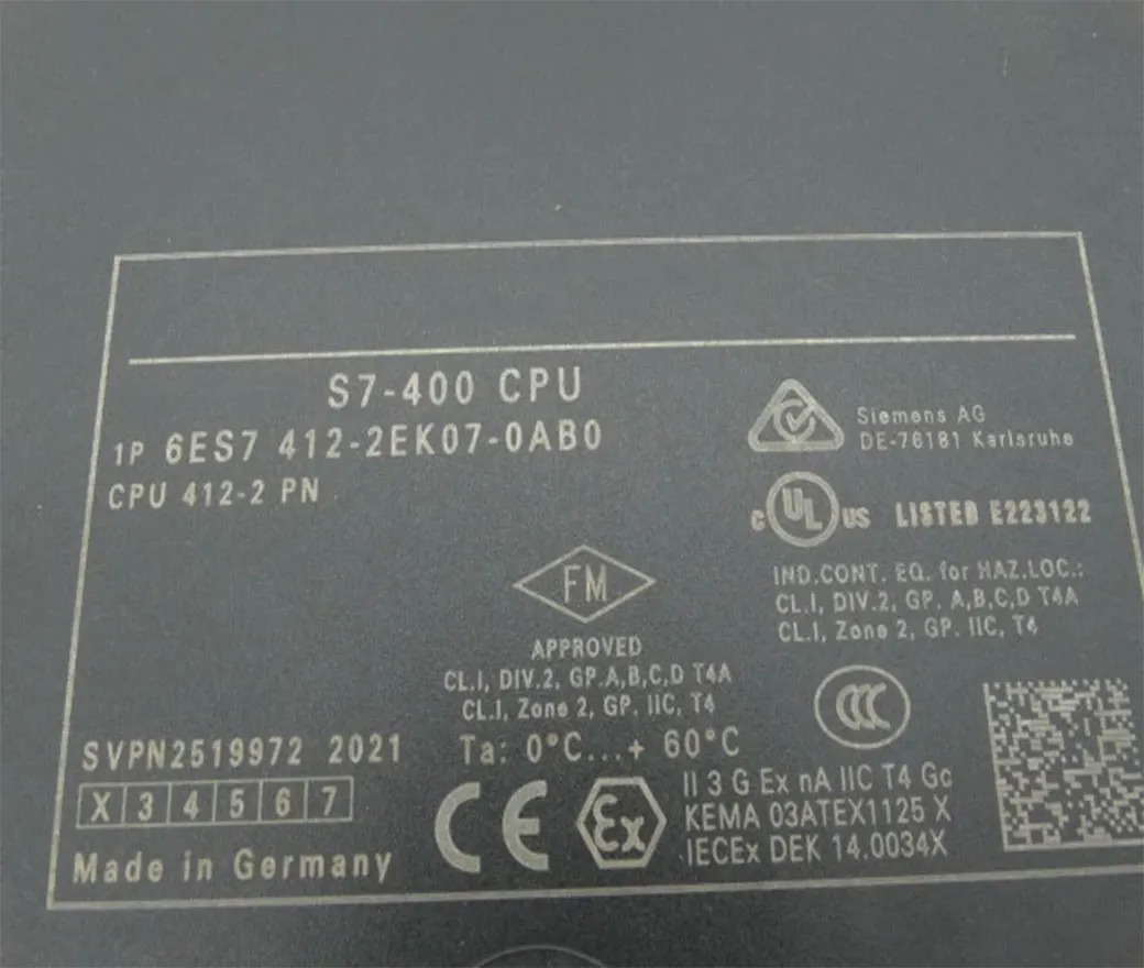 6ES7412-2EK07-0AB0 6ES7412-2EK06-0AB0
