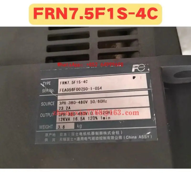 리퍼 주파수 변환기 FRN7.5F1S-4C 정상 기능 완료 FRN7.5F1S 4C