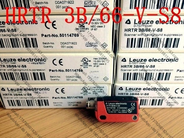 HT3C V2N M8 LEUZE 광전스위치 센서 새 원본 교체 HRTR 3B66 VS8 50114769