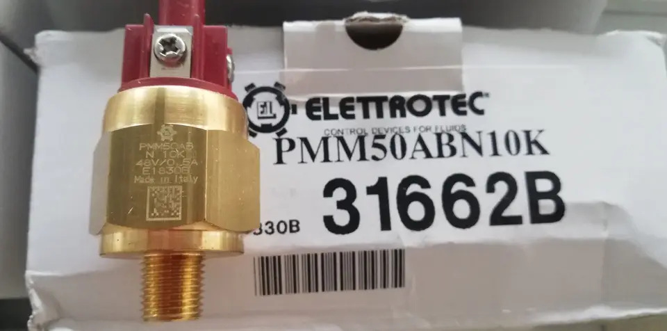 ELETTROTEC 압력 스위치 조절식 컨트롤러 PMN PMM50 10A C14K