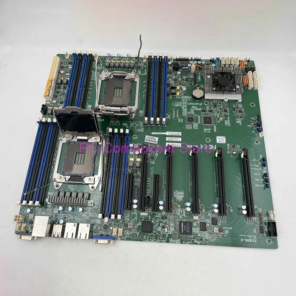 슈퍼마이크로 워크스테이션마더보드 E5-2600 V4/V3 패밀리 프로세서 4 PCI-E 3.0x16 LGA2011 DDR4 X10DRG-Q