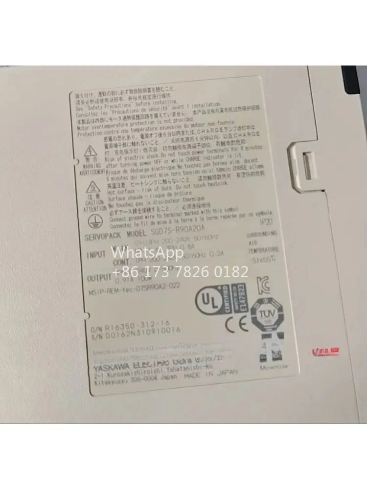 SGD7S-R90A20A 리퍼 서보 드라이브 100W 기능 OK