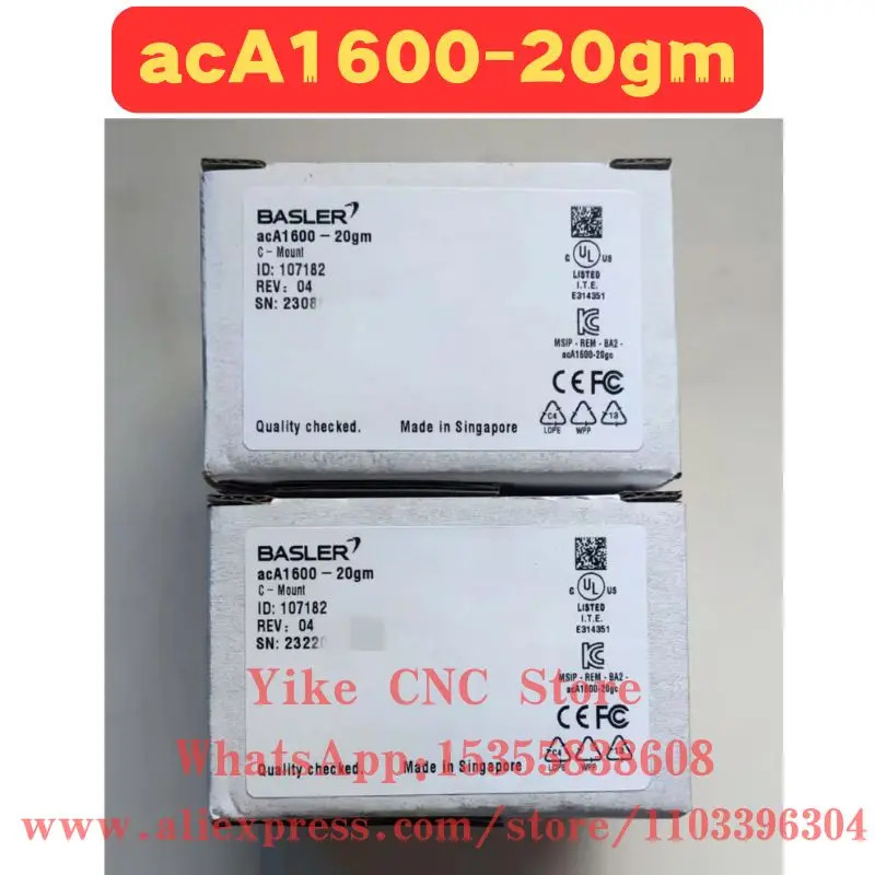 오리지널 acA1600-20GM호환 산업카메라