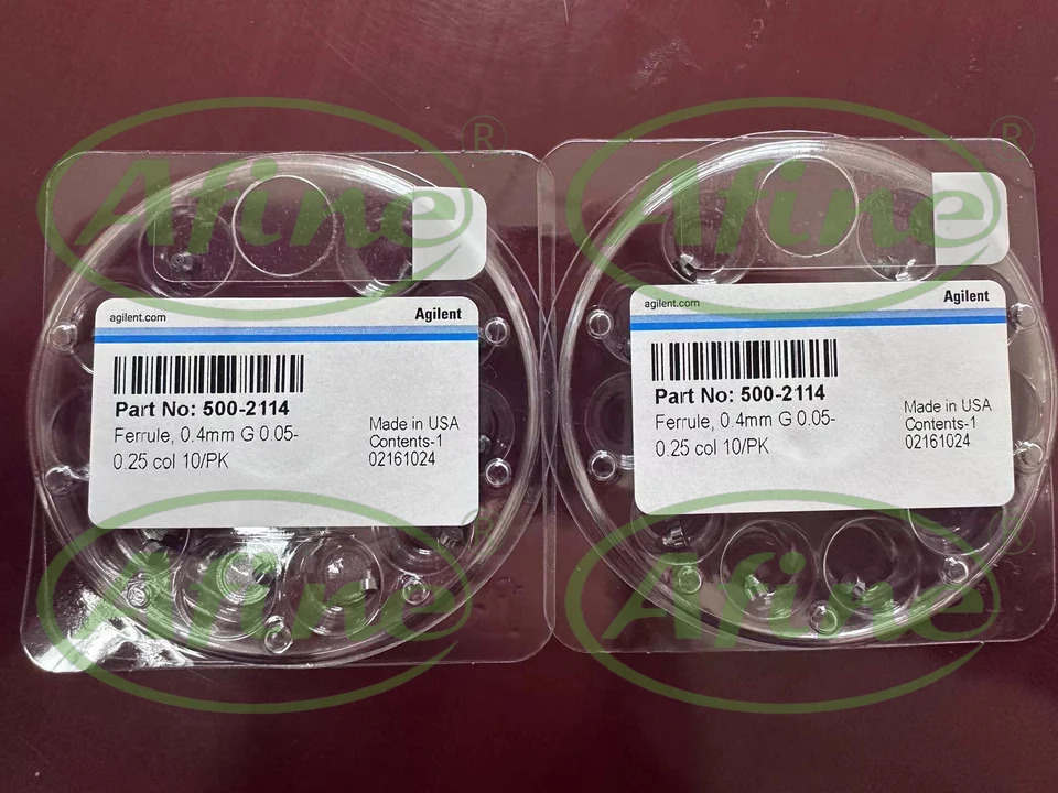 AFINE Agilent 500-2114 실링 와셔 0.4mm ID 흑연 0.05-0.25mm 컬럼 10/pkg