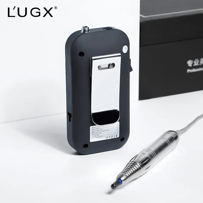 LUGX 무선 네일 폴리셔 휴대무선 브러시리스 모터 충전식 전기 프로 드릴 머신 35000rpm