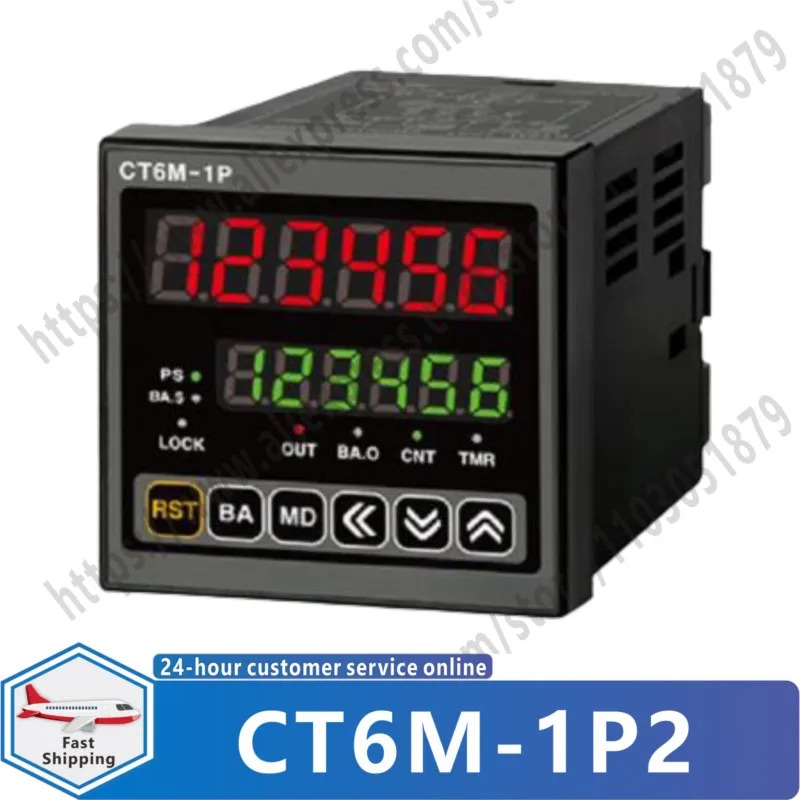 원본 CT6M-1P2 CT6M-1P4 100-240VAC 50-60Hz 타이머 카운터