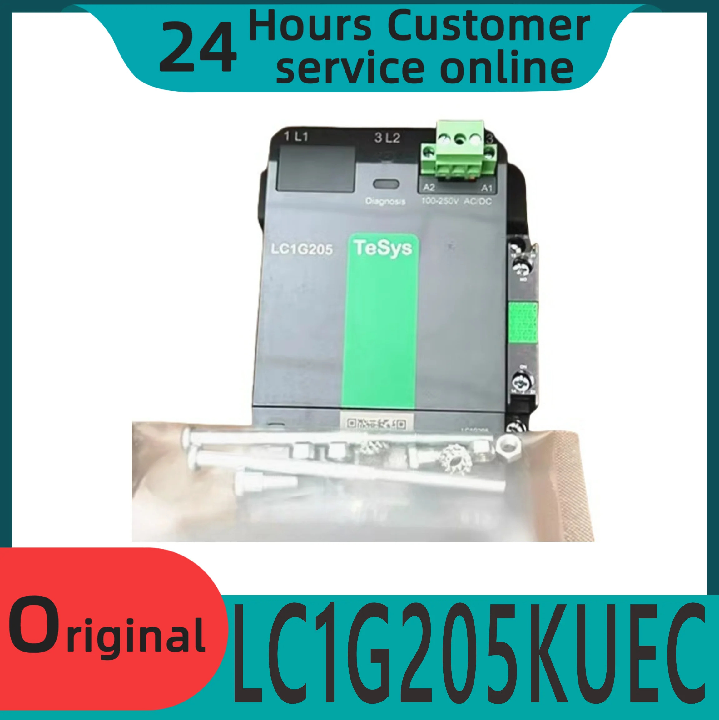 원본 LC1G205KUEC 접촉기 205A 3P 100-250V AC/DC