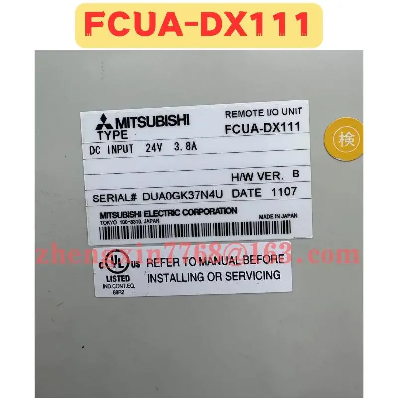 리퍼 PLC 모듈 FCUA-DX111 FCUA DX111 정상 기능 완료