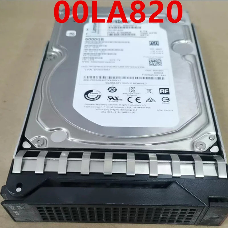 Lenovo호환 RD450 RD650 4TB SAS오리지널 하드 3.5 인치 7.2K 128MB 서버 HDD 4XB0G88713 00LA820 거신