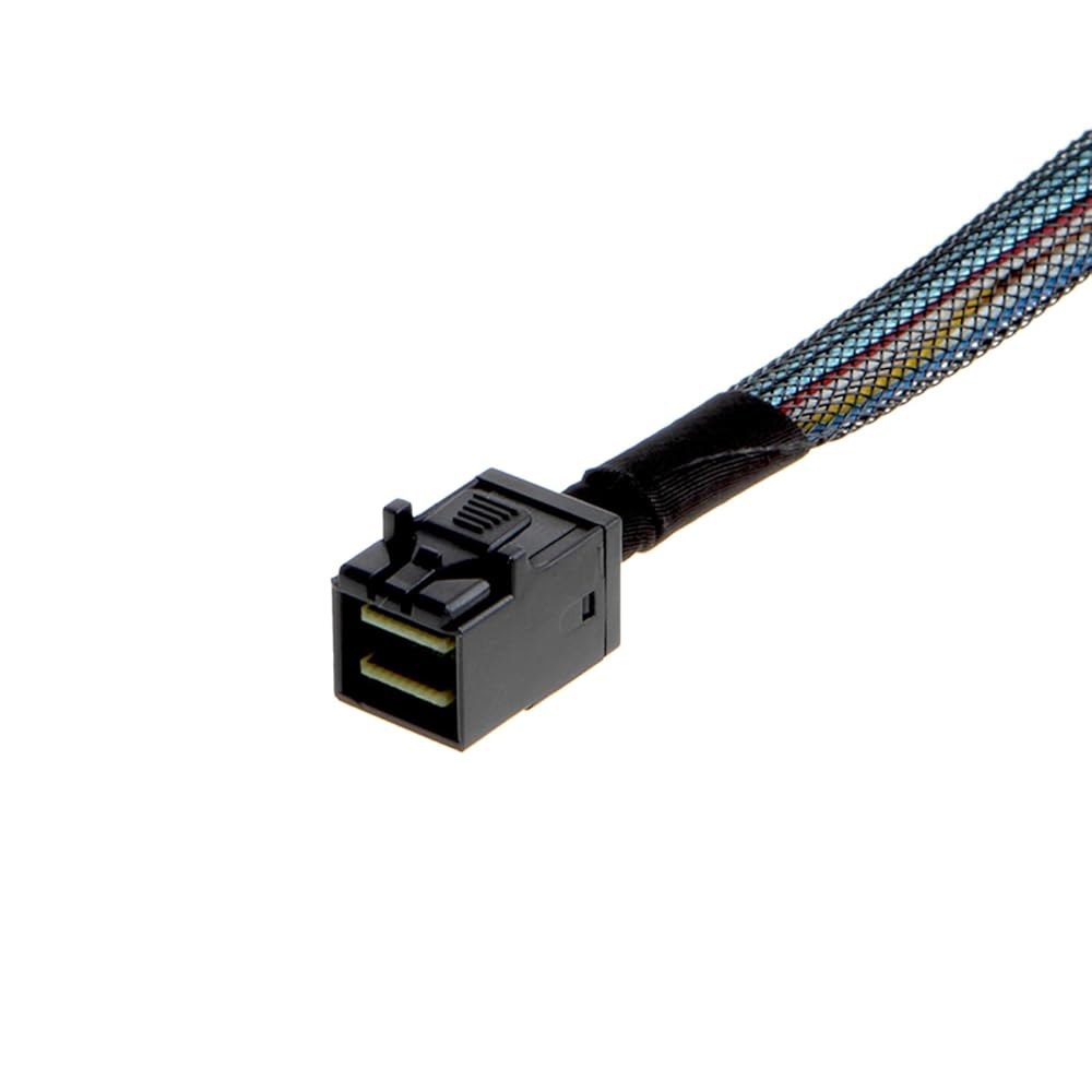 SFF-8643 내부 미니 SAS HD - 15핀 12GB/S 29핀 1M (4) SFF-8482 커넥터 1m 케이블 포트 전원 - 상세 이미지 3