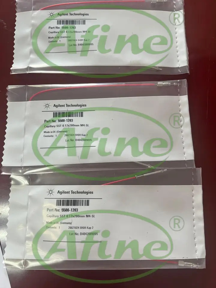 AFINE 애질런트 모세관 스테인리스 스틸 0.12x280mm SL/M4 ps/ps 5500-1203
