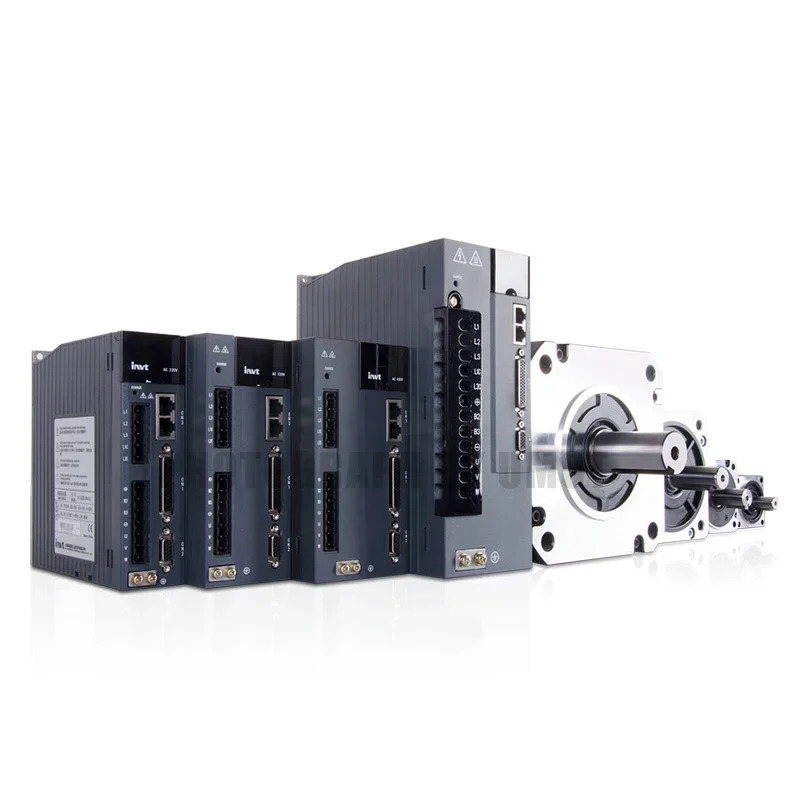브레이크 없는 AC 서보모터 CNC 기계매칭 펄스 서보 드라이버 단상 750W 220V 2.39N.m 3000RPM