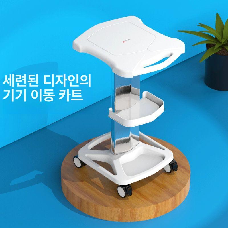 고급 트롤리 수납대 이동식 미용실 받침대 무빙 전용 다층 다용도 네일 바퀴 거치대 - 상세 이미지 3