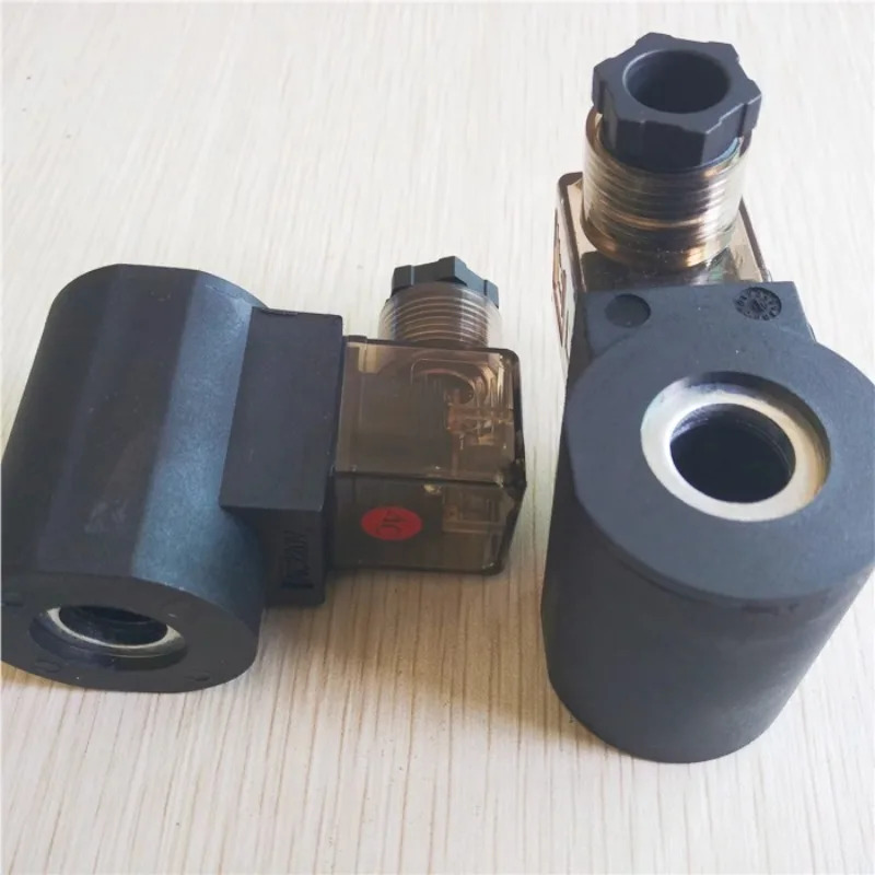 2pcs 카트리지 밸브 유압 솔레노이드 코일 내부 구멍/구멍 16mm 길이/높이 51mm AC220V DC24V