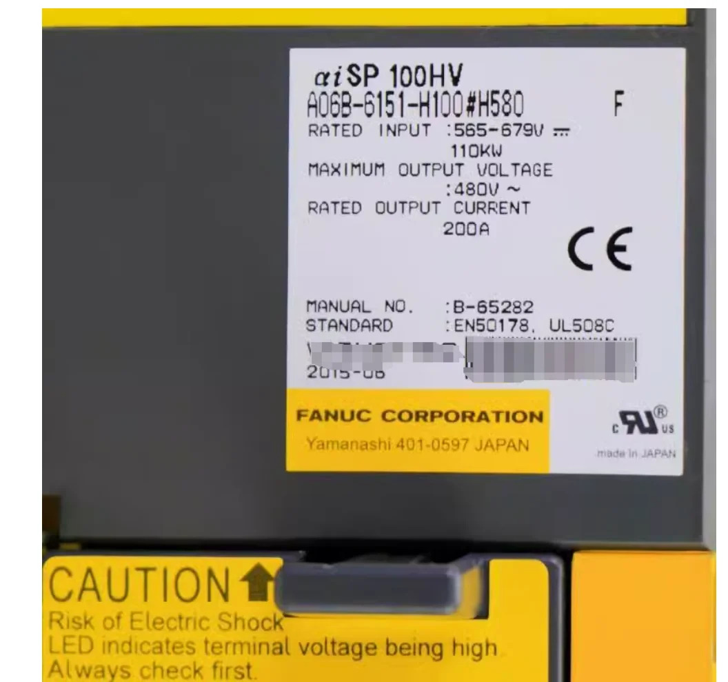 A06B-6151-H100 Fanuc 서보 드라이브 모듈 리퍼 OK A06B 6151 H100