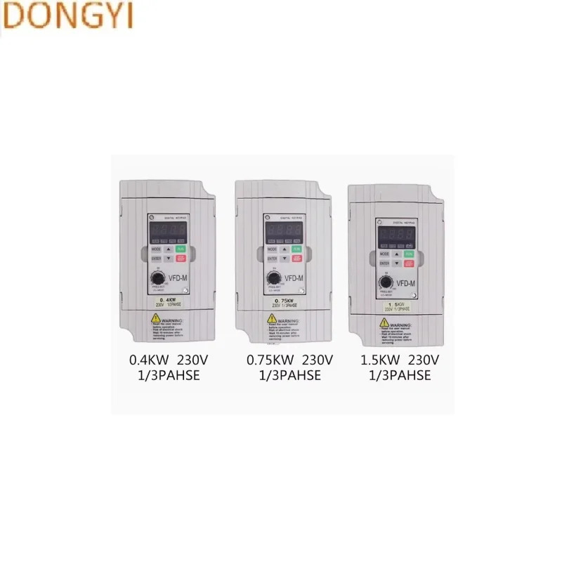 주파수 변환기 0.4KW 220V/230V 0.75KW 1.5KW 380V/460V