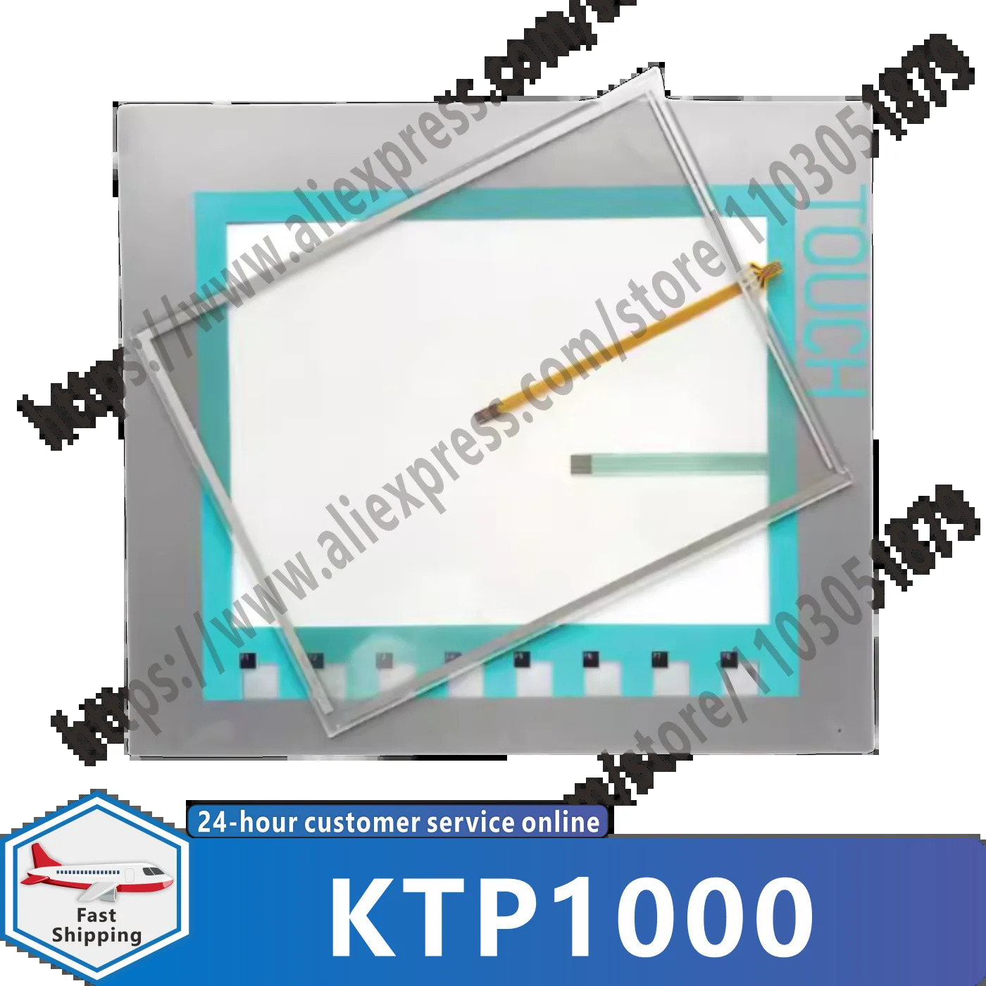 KTP1000 66647-0AF11-3AX0 터치스크린 유리 패널 디지타이저