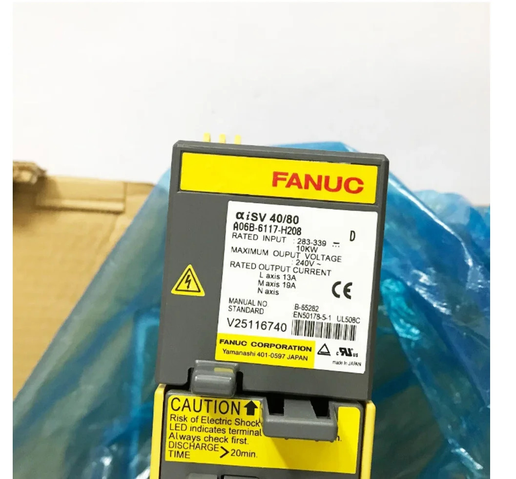A06B-6117-H208 Fanuc 서보 드라이브 증폭기 12개월 A06B 6117 H208