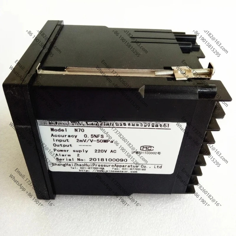ZHYQ PT124G121 플라스틱 압출기용융 고온 압력센서 5 핀 표시기 N70/N80/N90 220VAC 출력 2 mV/V