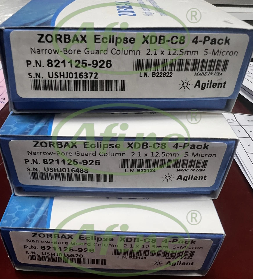 AFINE Agilent ZORBAX Eclipse XDB-C8821125-9262.1x12.5mm 5 m 400 barZGC 패키지당 4 개