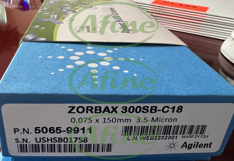 AFINE Agilent 5065-9911 ZORBAX 300SB-C18 3.5 m 0.075x150mm 역상 C18 hp호환LC 럼 안정적기술 pH