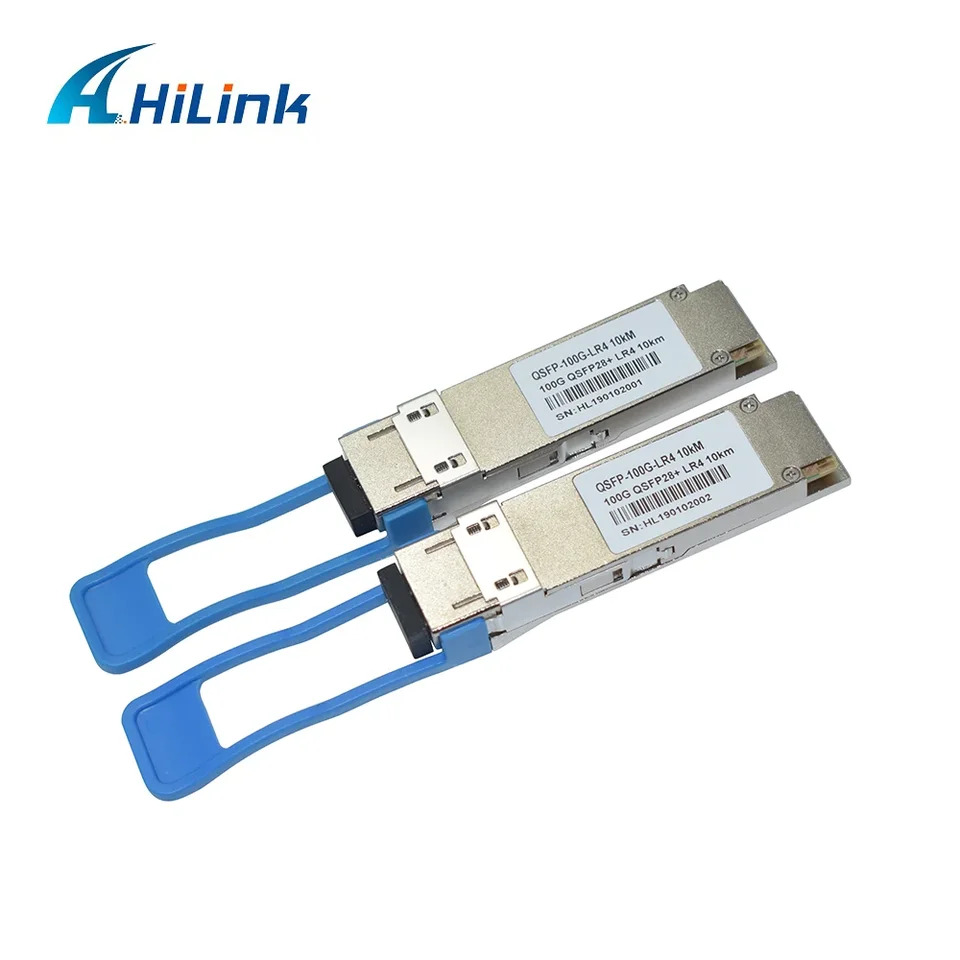 네트워크 100g Qsfp28 LR4 10km 1310nm QSFP SFP LWDM LC 모듈