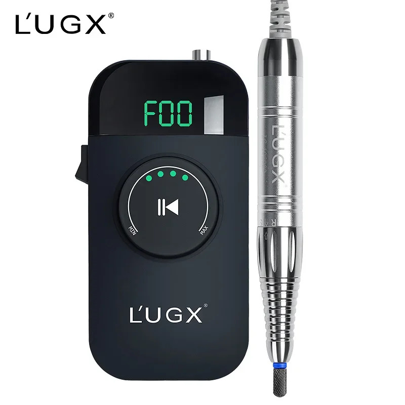 LUGX 무선 네일 폴리셔 휴대무선 브러시리스 모터 충전식 전기 프로 드릴 머신 35000rpm