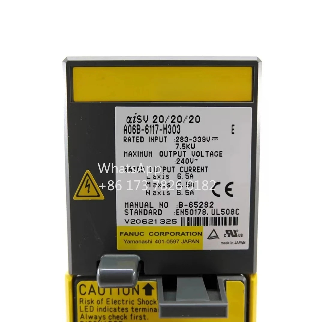 A06B-6117-H303 리퍼 드라이브 작동 기능 OK