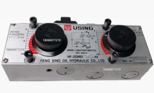 2 단 속도 제어 밸브 사FKC-G4-02AR HF-ZGM호환D004-001-03 HF-ZGM호환D4-4-03 HF-ZGM호환D8-4-03 HF-ZGM호환D4-8-03 HF-ZG